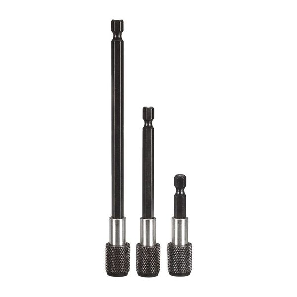 1/4 inch hex quick release magnetic screwdriver bit holder extension bar 60-150mm, 60mm+100mm+150mm
1/4 inch hex quick release magnetic screwdriver bit holder extension bar 60-150mm, 60mm+100mm+150mm