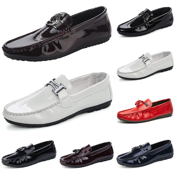 2020 designer luxury mens women casual shoes black loafers flat patent leather slip on fashion trainers sneakers size 39-44 color1
2020 designer luxury mens women casual shoes black loafers flat patent leather slip on fashion trainers sneakers size 39-44 color1