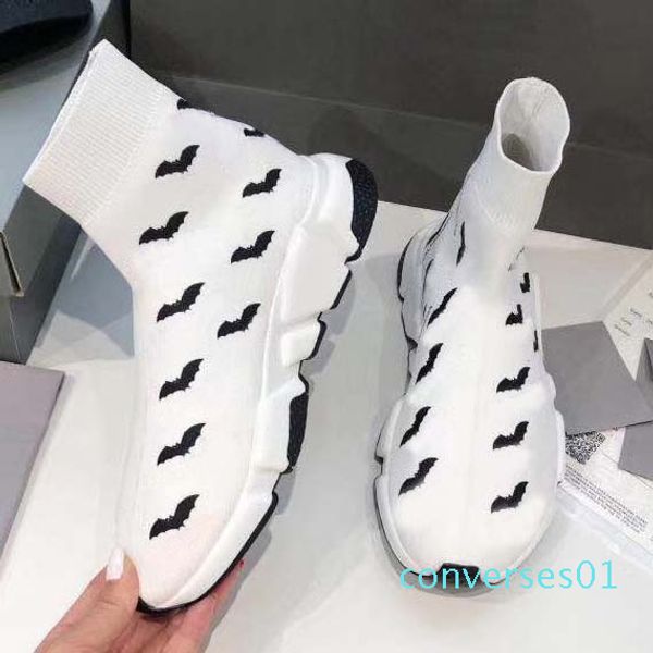 2020new high stretch knit paris trainer casual sock shoes flat bottom breathe luxury designer mens womens fashion sneakers co01, Black
2020new high stretch knit paris trainer casual sock shoes flat bottom breathe luxury designer mens womens fashion sneakers co01, Black