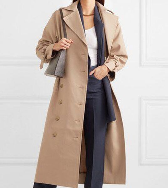 women trench coat windbreaker black khaki overcoat, Tan;black
women trench coat windbreaker black khaki overcoat, Tan;black