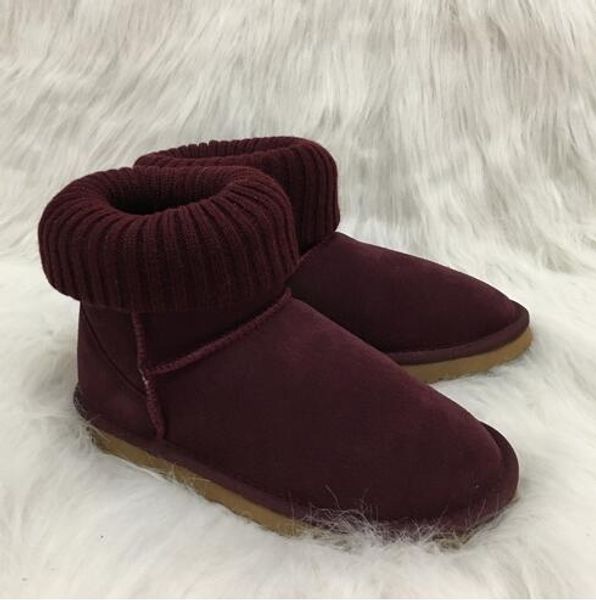 women boots australian boots women snow boots knit turned-over leather winter warm outdoor boot shoes brand ivg size us4-14, Black
women boots australian boots women snow boots knit turned-over leather winter warm outdoor boot shoes brand ivg size us4-14, Black