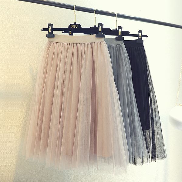tulle skirt women skirts fashion women high waist mesh skirt knee length lolita party female sweet midi tutu pleated skirts, Black
tulle skirt women skirts fashion women high waist mesh skirt knee length lolita party female sweet midi tutu pleated skirts, Black
