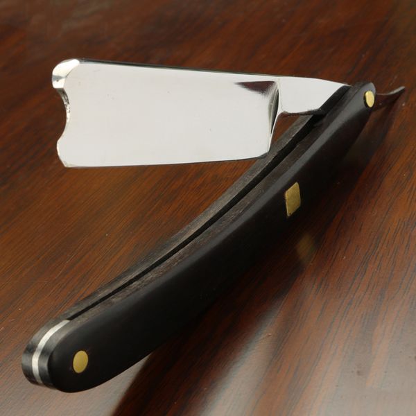 jp 440 steel barber straight razor black handle with quality artificial leather pouch for men's shave folding shaving knife
jp 440 steel barber straight razor black handle with quality artificial leather pouch for men's shave folding shaving knife