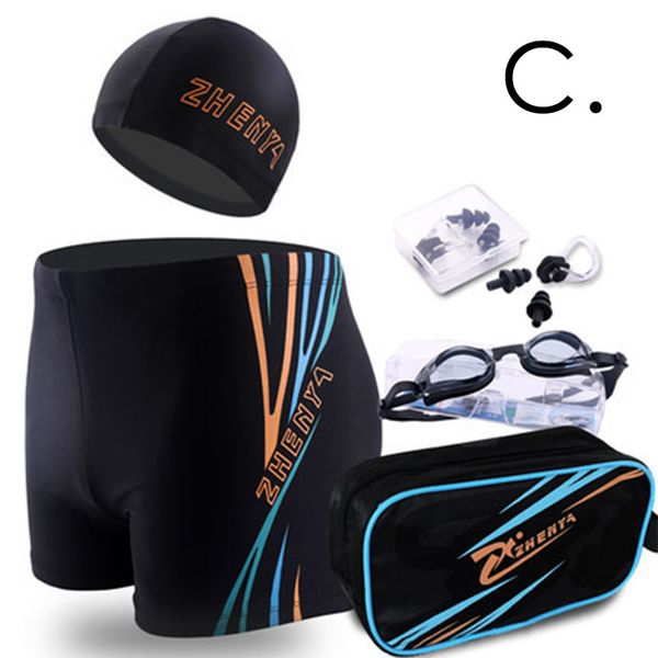 man bathing suit bathing cap swimming goggles flat angle swimming trunks big code swimsuit equipment 6 pieces
man bathing suit bathing cap swimming goggles flat angle swimming trunks big code swimsuit equipment 6 pieces