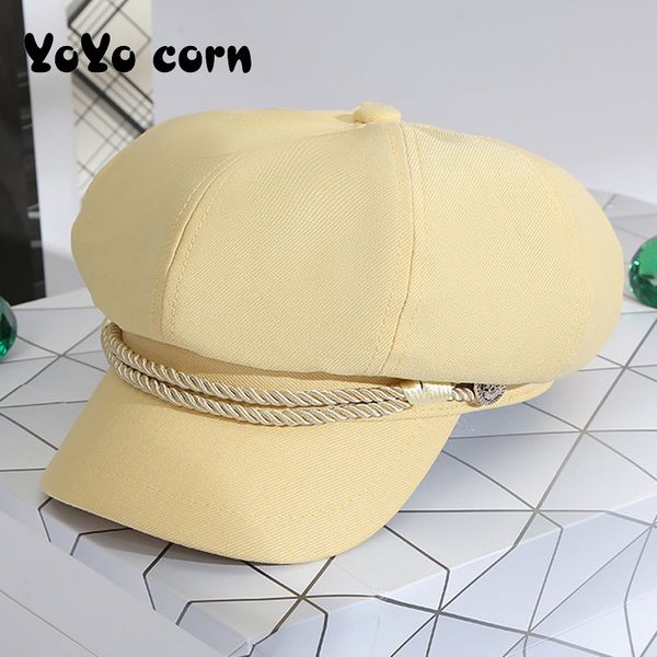 yoyocorn woman student cute fashion octagonal hat literary vintage winter solid color beret ins wild cap, Blue;gray
yoyocorn woman student cute fashion octagonal hat literary vintage winter solid color beret ins wild cap, Blue;gray