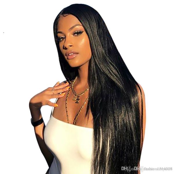 26inch lace frontal human hair wigs european remy hair straight pre plucked natural hairline with baby hair lace wig, Black
26inch lace frontal human hair wigs european remy hair straight pre plucked natural hairline with baby hair lace wig, Black