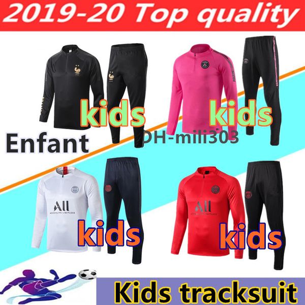 2019 2020 paris kids tracksuit survetement 19 20 icardi soccer jogging kids kits franch mbappe pogba paris air enfant football training suit, Black
2019 2020 paris kids tracksuit survetement 19 20 icardi soccer jogging kids kits franch mbappe pogba paris air enfant football training suit, Black