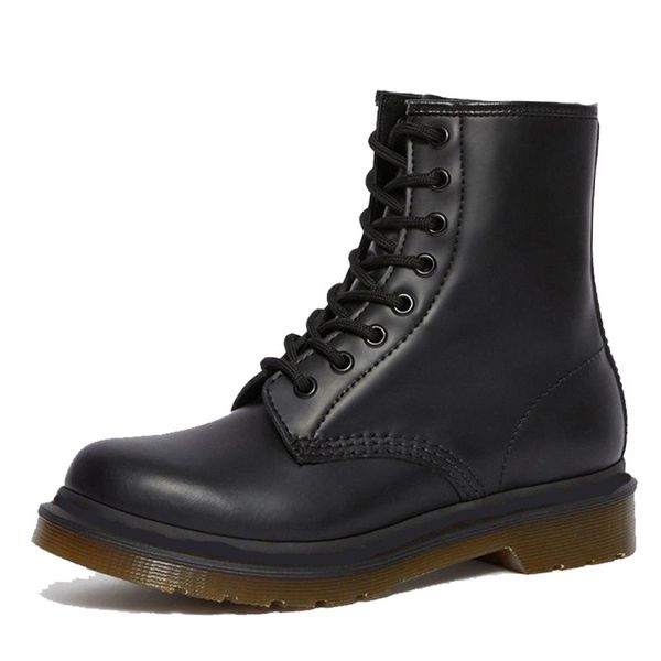 classic men martins boots real leather round toe 8 hole lace-up martins ankle booties for man and women arge size 35-48, Black
classic men martins boots real leather round toe 8 hole lace-up martins ankle booties for man and women arge size 35-48, Black