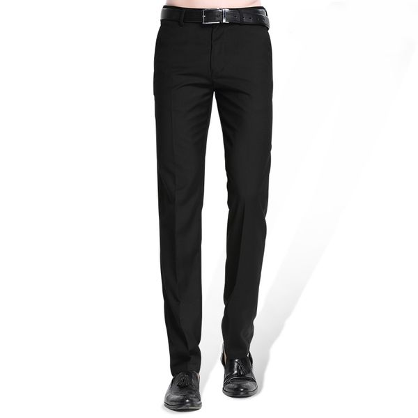classic black dark blue men's business suit pants mens loose pants middle age occupation formal trousers straight work wear, White;black
classic black dark blue men's business suit pants mens loose pants middle age occupation formal trousers straight work wear, White;black