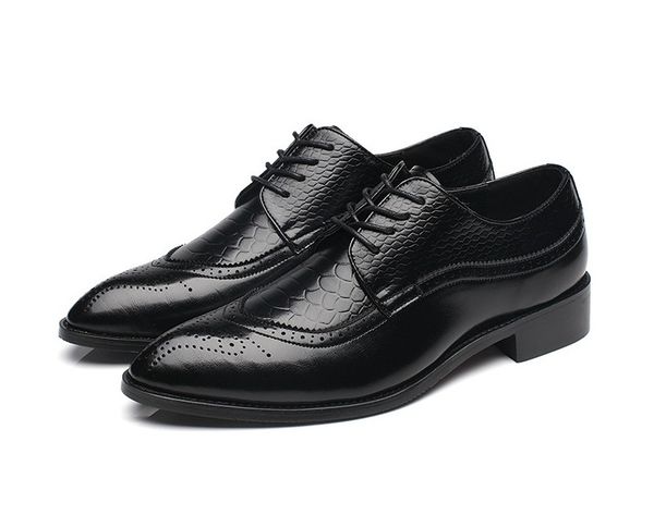 pu leather dress shoes men fashion business casual pointed toe wedding flat dress party shoes, Black
pu leather dress shoes men fashion business casual pointed toe wedding flat dress party shoes, Black