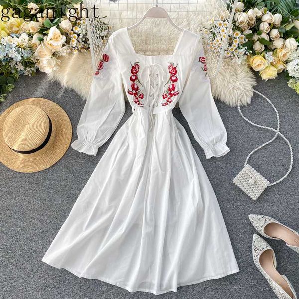 casual dresses gaganight embroidery flower women party maxi dress long sleeve bandage solid ladies 2021 spring retro vestidos chic, Black;gray
casual dresses gaganight embroidery flower women party maxi dress long sleeve bandage solid ladies 2021 spring retro vestidos chic, Black;gray