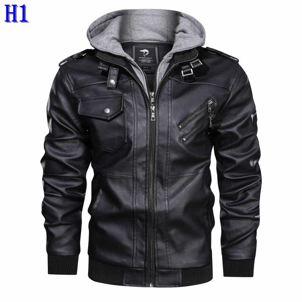 new arrival men pu leather jacket autumn and winter mens solid color jackets coat with hooded mens plus size jacketsh1, Black;brown
new arrival men pu leather jacket autumn and winter mens solid color jackets coat with hooded mens plus size jacketsh1, Black;brown