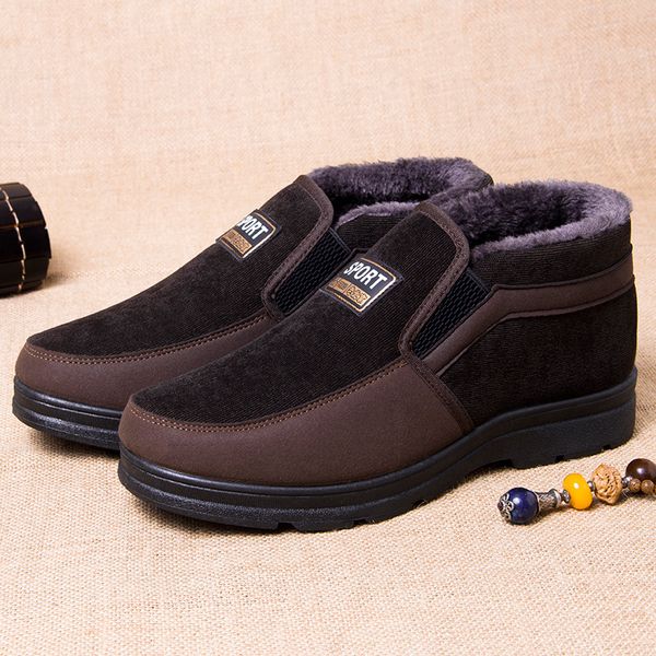2019 winter boots for men winter shoes warm plush snow boots male ankle men's bota masculina botas hombre 601, Black
2019 winter boots for men winter shoes warm plush snow boots male ankle men's bota masculina botas hombre 601, Black