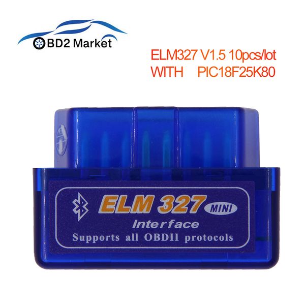 

super mini obd2 elm327 v1.5 car diagnostics code reader elm 327 diagnostic tool scanner 10pcs/lot