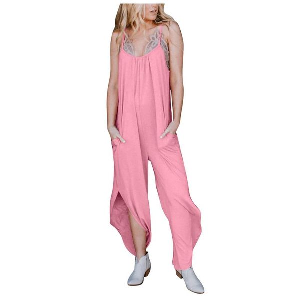 casual women backless jumpsuit split loose solid pants camis bodysuit overalls wide leg pant lace up long rompers, Black;white
casual women backless jumpsuit split loose solid pants camis bodysuit overalls wide leg pant lace up long rompers, Black;white