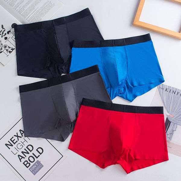 ice silk baotou boxer underpants underpants underwear copper fiber crotch traceless solid color men's traceless ice silk underwear, Black;white
ice silk baotou boxer underpants underpants underwear copper fiber crotch traceless solid color men's traceless ice silk underwear, Black;white