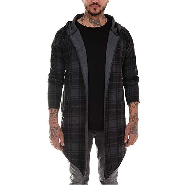 men's coats 2020 casual autumn and winter new lapel long coat plaid print hooded coat light gray, Tan;black
men's coats 2020 casual autumn and winter new lapel long coat plaid print hooded coat light gray, Tan;black