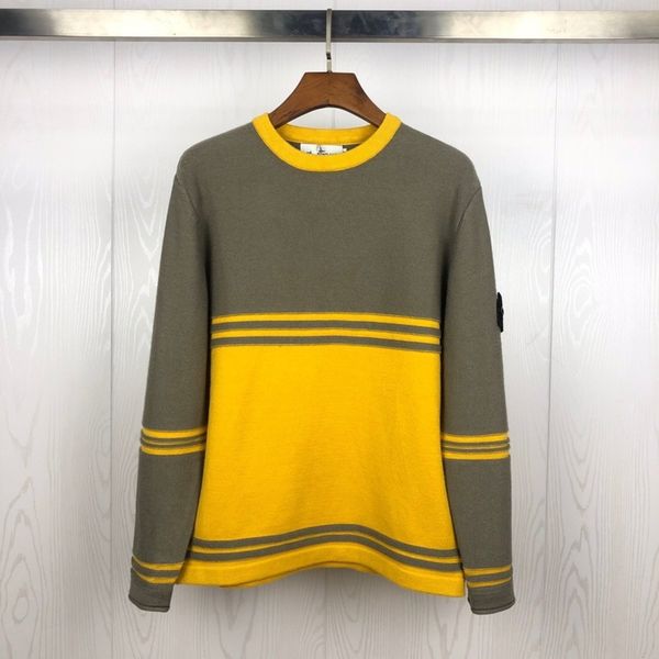 mens designer sweater autumn winter mens knit fashion contrast color panel striped sweaters sport sweatshir badge long sleeve62qp, White;black
mens designer sweater autumn winter mens knit fashion contrast color panel striped sweaters sport sweatshir badge long sleeve62qp, White;black