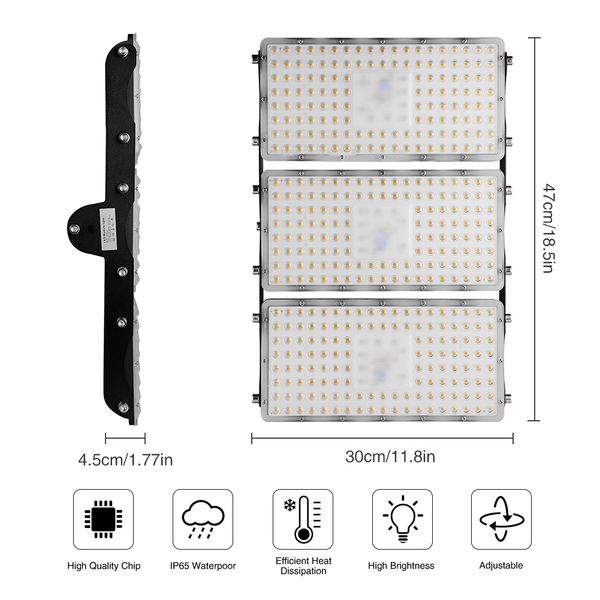 300W Module FloodLight LED Floodlight Waterproof Outdoor Lighting Fixture High Brightness Led Spotlight Garden Wall Lamp
300W Module FloodLight LED Floodlight Waterproof Outdoor Lighting Fixture High Brightness Led Spotlight Garden Wall Lamp