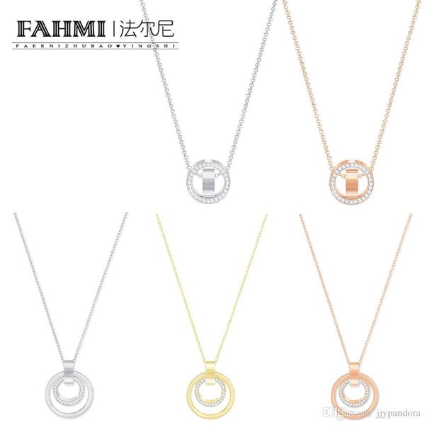 fahmi hollow time to run necklace modern female inlaid round clavicle chain jewelry easy to create modern fashion rose, Silver
fahmi hollow time to run necklace modern female inlaid round clavicle chain jewelry easy to create modern fashion rose, Silver