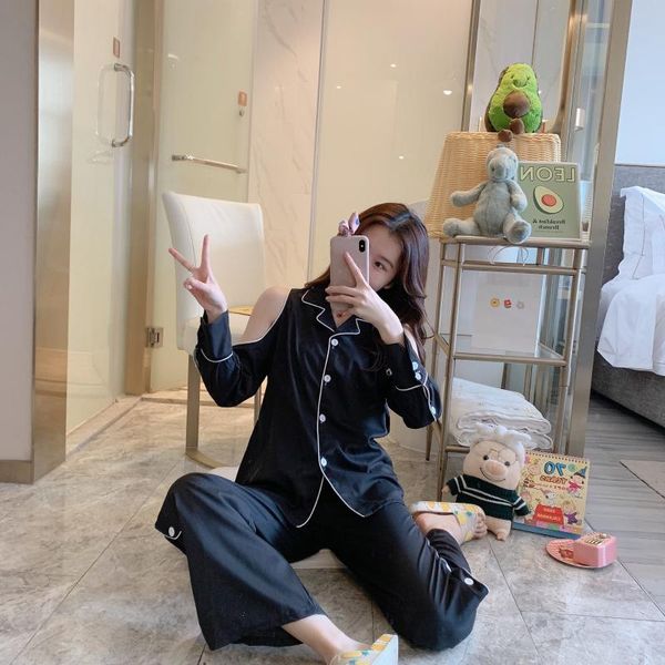 foply woman 100% full cotton printing pajamas long sleeves women's trousers pajamas set casual large size soft sleepwear suit, Blue;gray
foply woman 100% full cotton printing pajamas long sleeves women's trousers pajamas set casual large size soft sleepwear suit, Blue;gray
