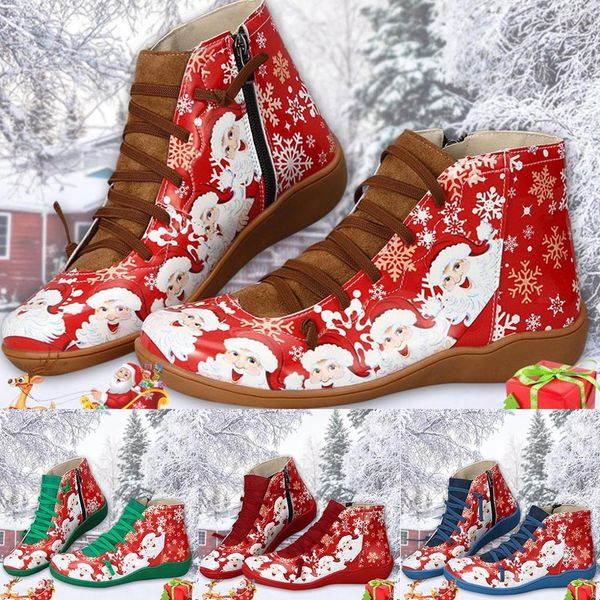 vicamelia women christmas boots 2019 winter ankle snow boots pu flat shoes woman botas de navidad de año nuevo para mujer 464, Black
vicamelia women christmas boots 2019 winter ankle snow boots pu flat shoes woman botas de navidad de año nuevo para mujer 464, Black