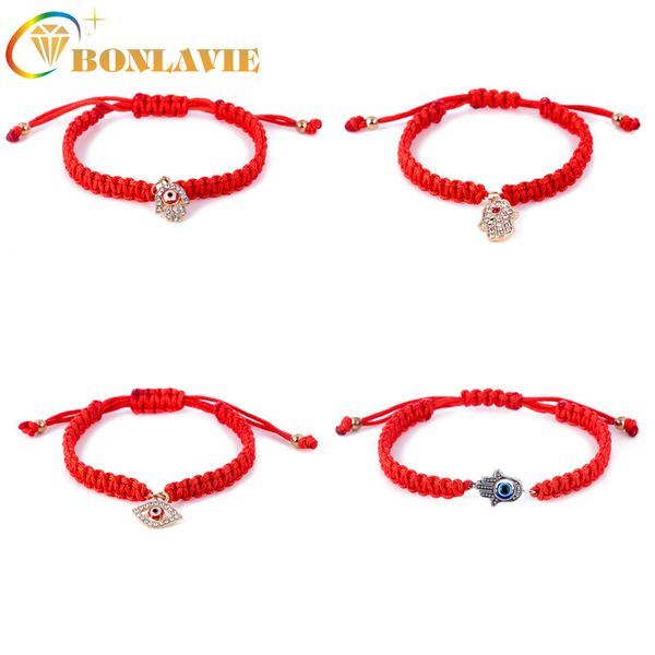 handmade fatima palm eyes charm bracelet diy braided red rope line cubic zirconia women female friendship bracelet pulseras, Golden;silver
handmade fatima palm eyes charm bracelet diy braided red rope line cubic zirconia women female friendship bracelet pulseras, Golden;silver