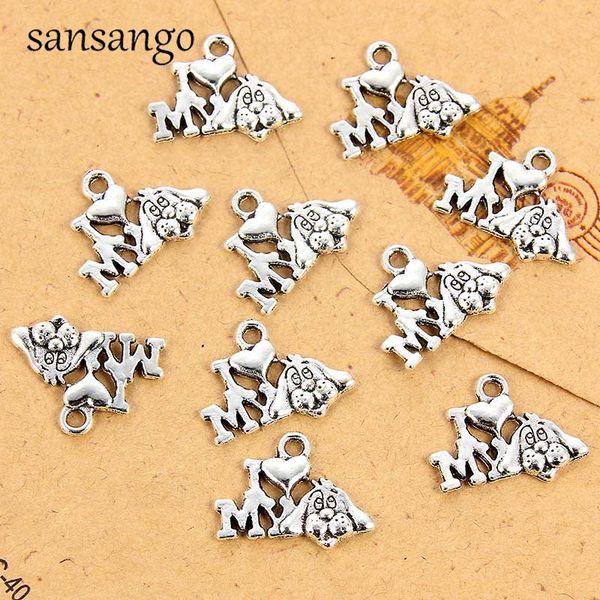 10pcs alloy charms i love my dog tibetan silver pendant beads for jewelry finding diy handmade braelet necklace keychain 18*15mm, Bronze;silver
10pcs alloy charms i love my dog tibetan silver pendant beads for jewelry finding diy handmade braelet necklace keychain 18*15mm, Bronze;silver