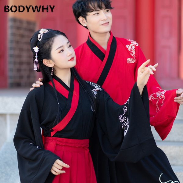 hanfu female costume hmong chinese dance costumes men folk dress chinese wedding dress novelty performance style, Black;red
hanfu female costume hmong chinese dance costumes men folk dress chinese wedding dress novelty performance style, Black;red