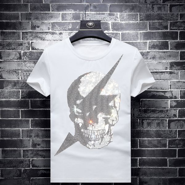 2019 fashion designer short t-shirt european style men's round neck t-shirt 100% cotton short-sleeved men's clothes s-7xl, White;black
2019 fashion designer short t-shirt european style men's round neck t-shirt 100% cotton short-sleeved men's clothes s-7xl, White;black