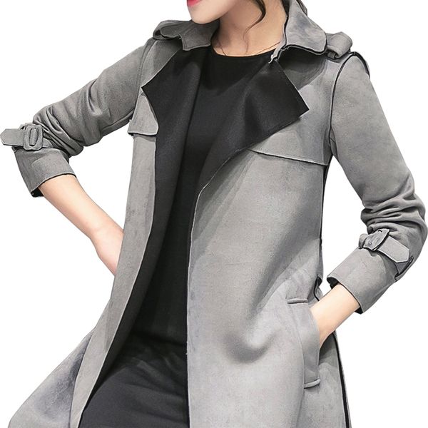 2016 autumn & winter hitz slim coats women trench windbreaker long section korean female suede windbreaker women's trench wc081, Tan;black
2016 autumn & winter hitz slim coats women trench windbreaker long section korean female suede windbreaker women's trench wc081, Tan;black