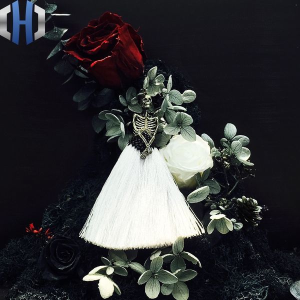 original hand made skull earrings 925 sterling silver men and women personality red tassel earrings, Golden;silver
original hand made skull earrings 925 sterling silver men and women personality red tassel earrings, Golden;silver