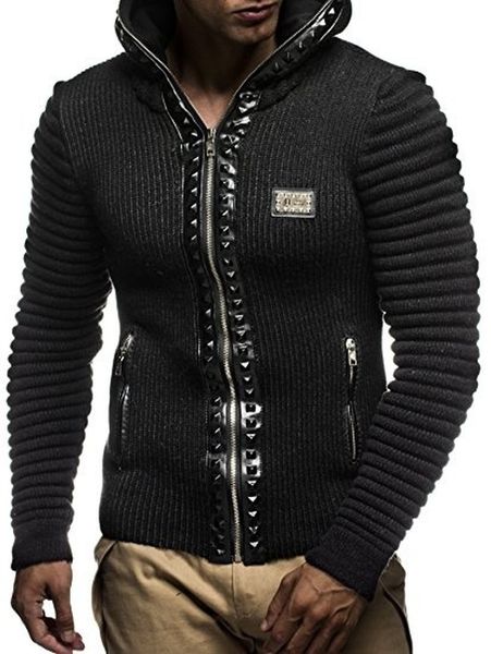 zogaa sweater coat men winter thicken warm hat rivet trim hooded cardigan jumpers men slim solid cashmere zipper fleece coats, White;black
zogaa sweater coat men winter thicken warm hat rivet trim hooded cardigan jumpers men slim solid cashmere zipper fleece coats, White;black