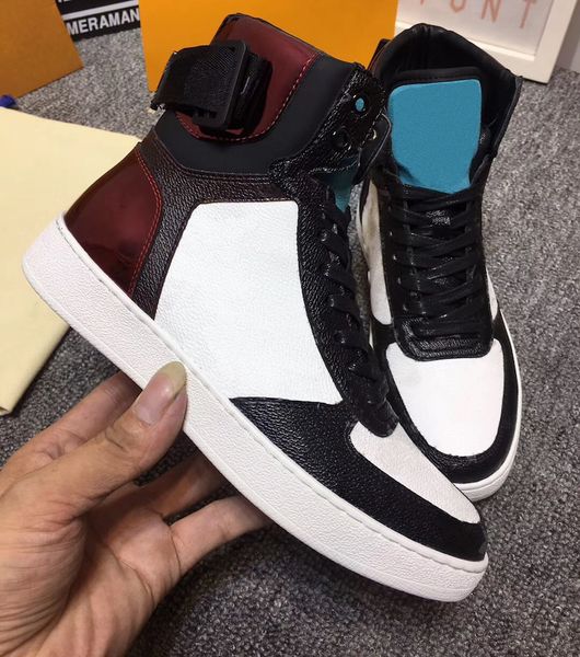 mens designer boots rivoli trainer boot rainbow high sneakers women trainer 100% real leather monogram canvas vintage basketball 12color, Black
mens designer boots rivoli trainer boot rainbow high sneakers women trainer 100% real leather monogram canvas vintage basketball 12color, Black