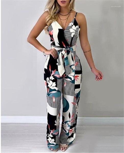 suits playsuit spaghetti strap sashes jumpsuits casual sleeveless strap jumpsuit women summer loose floral print wide leg pants, Black;white
suits playsuit spaghetti strap sashes jumpsuits casual sleeveless strap jumpsuit women summer loose floral print wide leg pants, Black;white