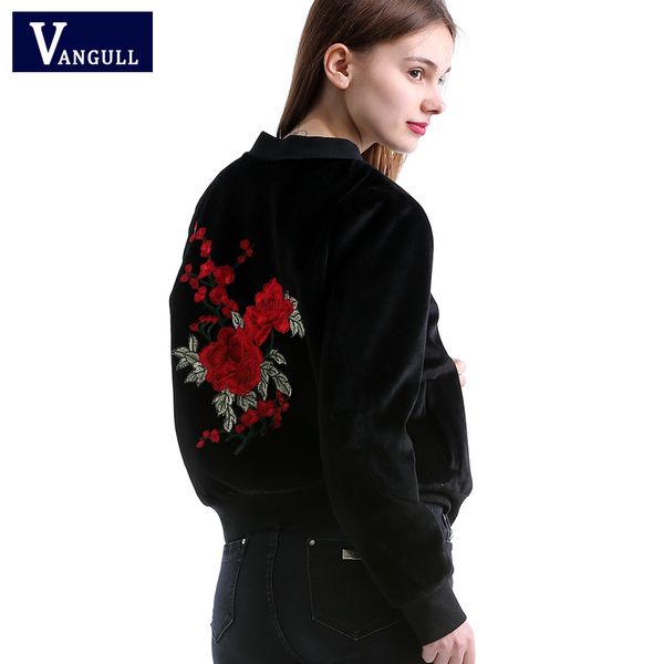 vangull new embroidery basic jacket coat spring 2018 street satin bomber jacket women reversible baseball jackets sukajan, Black;brown
vangull new embroidery basic jacket coat spring 2018 street satin bomber jacket women reversible baseball jackets sukajan, Black;brown