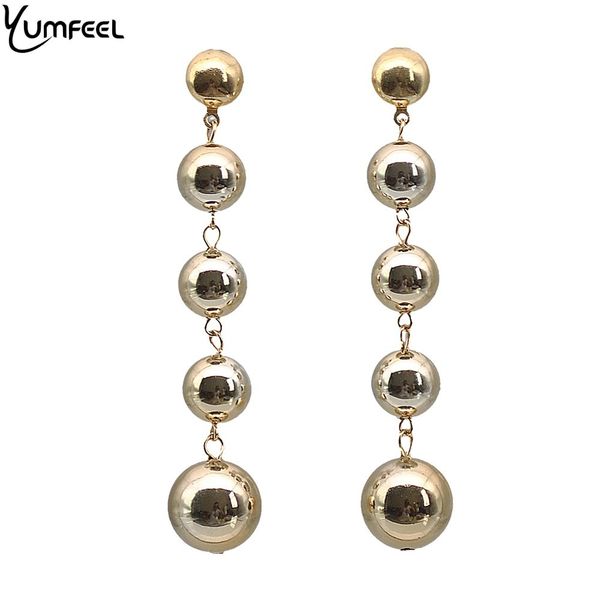 yumfeel new golden color metal balls drop earrings fashion jewelry for women wholesale earring long
yumfeel new golden color metal balls drop earrings fashion jewelry for women wholesale earring long
