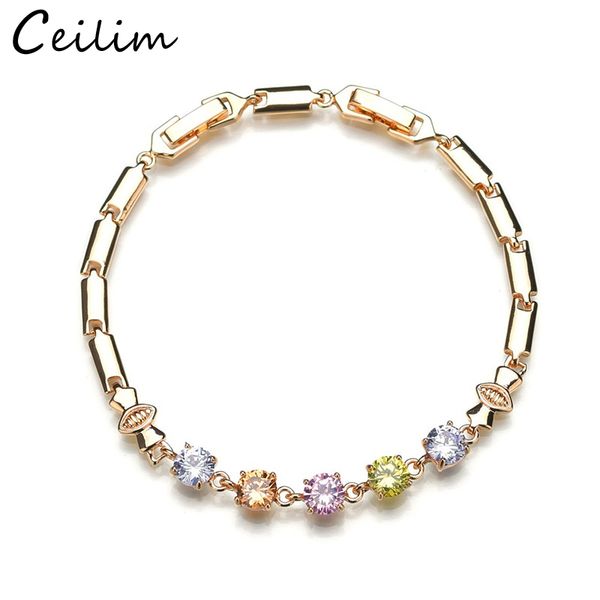 cubic zircon bracelet for women 18k gold plated sterling silver bracelet jewelry accessories, Black
cubic zircon bracelet for women 18k gold plated sterling silver bracelet jewelry accessories, Black
