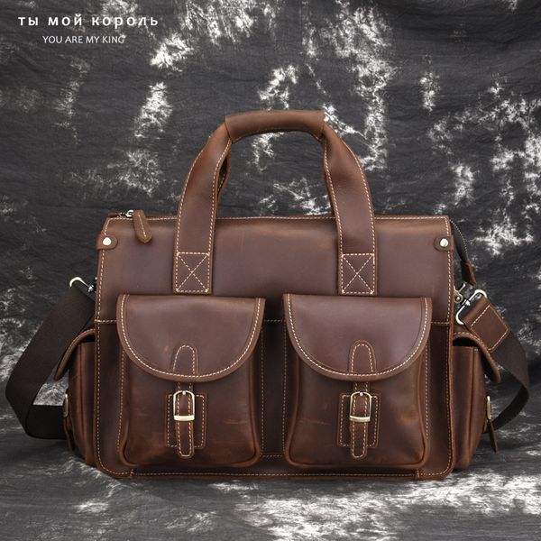 vintage crazy horse genuine leather men briefcase for 14 inch lappurse male shoulder crossbody bag office business handbag
vintage crazy horse genuine leather men briefcase for 14 inch lappurse male shoulder crossbody bag office business handbag