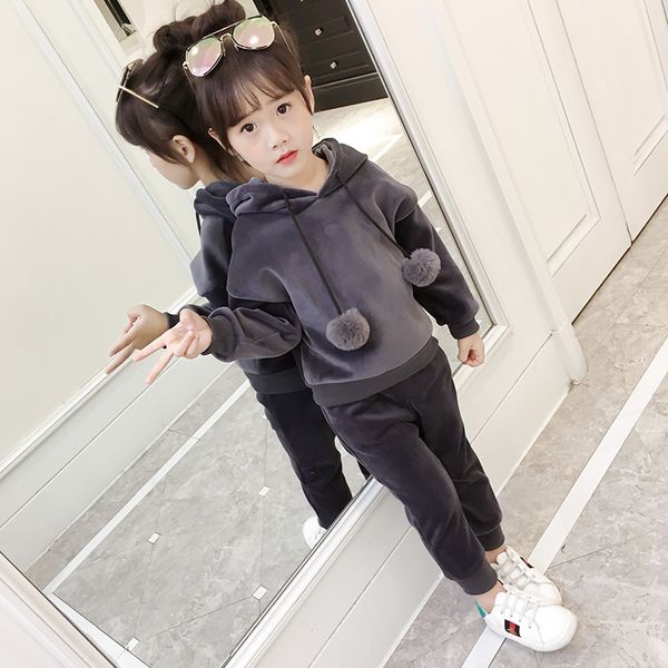 fall winter new girls gold velvet clothes set baby kids sweater suit children's thickening clothing coat + pant 2 pcs, White
fall winter new girls gold velvet clothes set baby kids sweater suit children's thickening clothing coat + pant 2 pcs, White