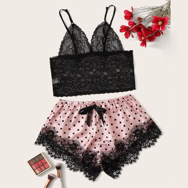 lingerie women pajamas lace silk pyjamas set lingerie clothes for women straps pijama ladies bathrobe sleepwear pajama suit, Black;red
lingerie women pajamas lace silk pyjamas set lingerie clothes for women straps pijama ladies bathrobe sleepwear pajama suit, Black;red