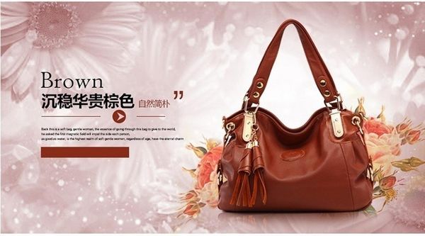 spring 2019 new women's bag fashion tassel handbag shoulder bag large
spring 2019 new women's bag fashion tassel handbag shoulder bag large