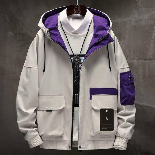 mens jacket brand causual autumn 2019 new spring autumn jacket two color available casual fashion brand windbreaker luxury hoodie jacket, Black;brown 
mens jacket brand causual autumn 2019 new spring autumn jacket two color available casual fashion brand windbreaker luxury hoodie jacket, Black;brown