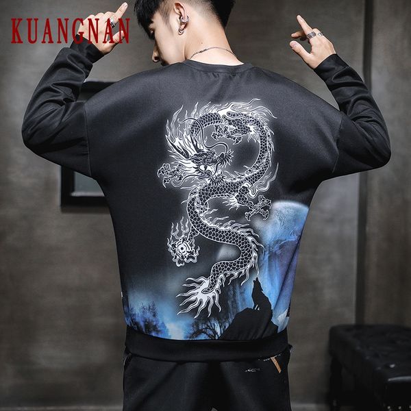 kuangnan dragon print sweatshirt men streetwear hip hop harajuku sweatshirts men clothing sweatshirt 5xl 2019 autumn, Black
kuangnan dragon print sweatshirt men streetwear hip hop harajuku sweatshirts men clothing sweatshirt 5xl 2019 autumn, Black