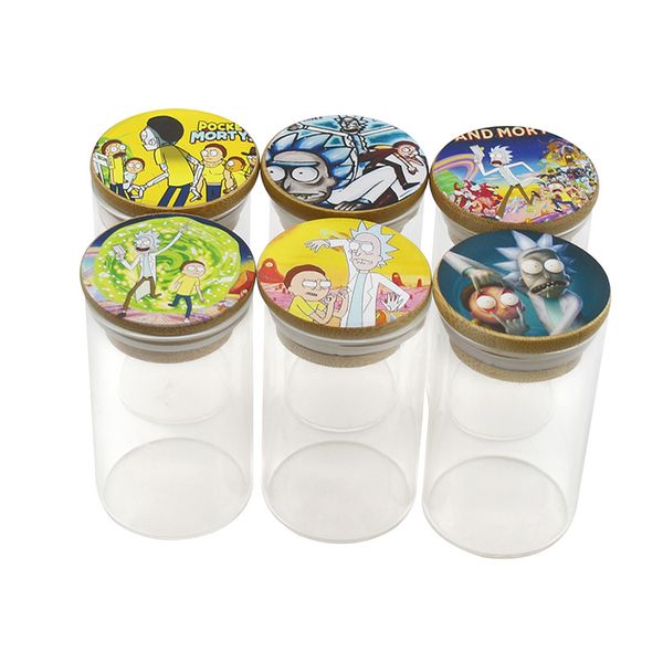 67 * 87mm Glass Jar Tobacco Резерв для хранения бутылки 6 Стиль мультфильм Pattern Воск Jar Bottom Контейнер
67 * 87mm Glass Jar Tobacco Резерв для хранения бутылки 6 Стиль мультфильм Pattern Воск Jar Bottom Контейнер