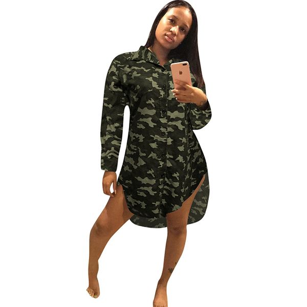 elegant camouflage print button up turn down collar long sleeves asymmetrical hem loose blouses shirt casual one piece dresses for women, Black;gray
elegant camouflage print button up turn down collar long sleeves asymmetrical hem loose blouses shirt casual one piece dresses for women, Black;gray