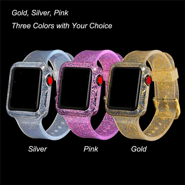 For apple watch 42mm 38mm hiny glitter ilicone trap band with bling bumper ca e for iwatch erie 1 2 3 4
For apple watch 42mm 38mm hiny glitter ilicone trap band with bling bumper ca e for iwatch erie 1 2 3 4