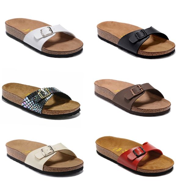 

Madrid New Summer Cork Slippers Flip Flops Beach Sandals Women Mixed Color Casual Slides Shoes Flat slippers 801 fashion luxury designer trainers US3-10, 01
