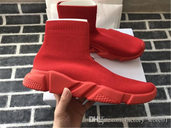 2018 luxury designers shoes speed trainer black red triple black flat fashion socks boots sneaker speed trainer shoes 35-45
2018 luxury designers shoes speed trainer black red triple black flat fashion socks boots sneaker speed trainer shoes 35-45