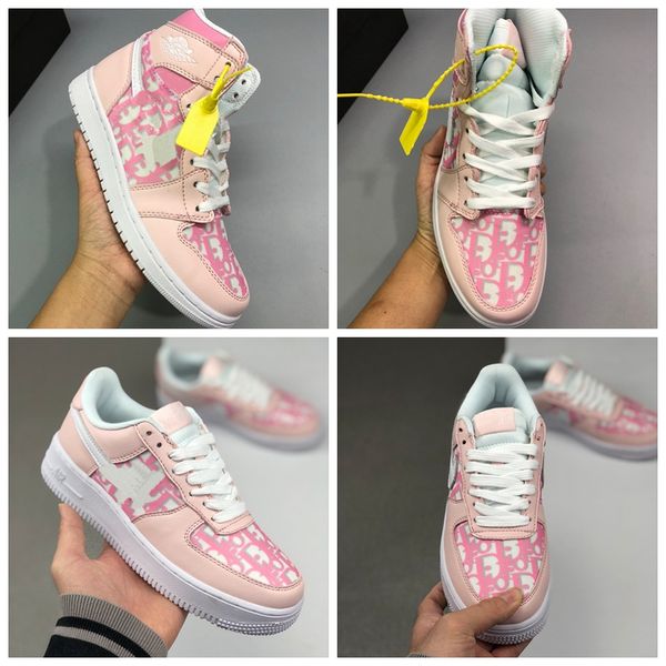 2020 new obsidian pink 1 women high basketball shoes 1s d 07 skateboarding sneakers size 36-40, Black
2020 new obsidian pink 1 women high basketball shoes 1s d 07 skateboarding sneakers size 36-40, Black